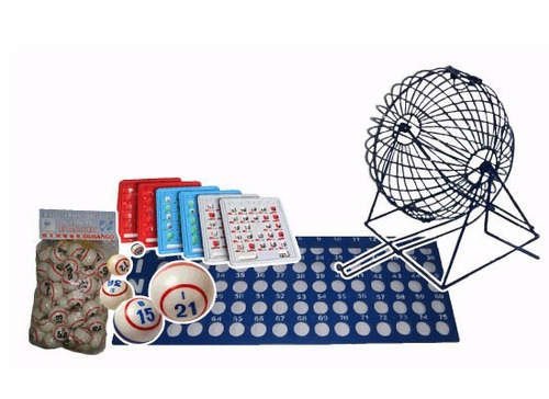 Kit Eco Juego De Bingo - Para Negocio 200 Tablas Plasticas