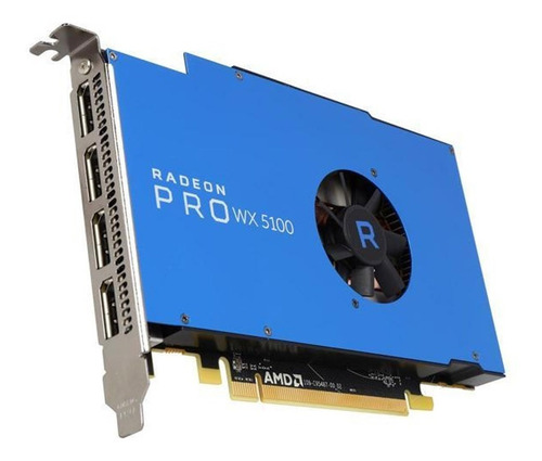 Placa De Video Amd Radeon Pro Wx 5100 8gb Gddr5 Simil Quadro