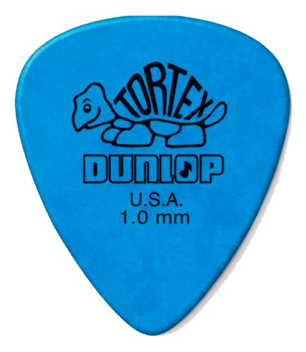 Puas Jim Dunlop Tortex Standard 418r 1.0 Color Azul 1,0mm