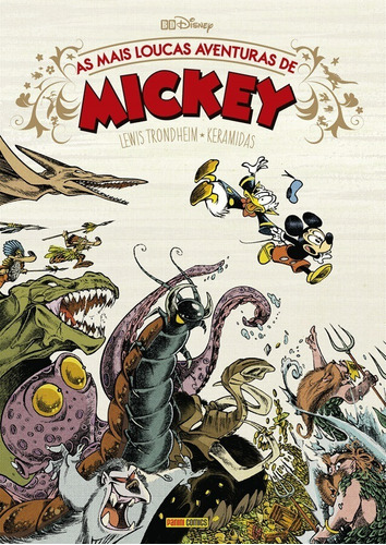 As Mais Loucas Aventuras de Mickey: BD Disney, de Trondheim, Lewis. Editora Panini Brasil LTDA, capa dura em português, 2022