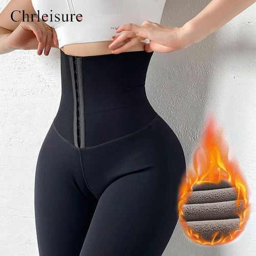 Legging Mujer Legging Push Up Pantalones Invierno Negro Pier