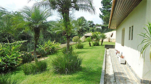 Magnífica Mansão No Miolo Da Granja Viana !! 4 Dorms(2 Suítes) Agora Aluga R$12.000,00 Mais Cond. E Iptu - Ca1524