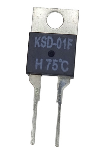 Termostato Sensor De Temp Ksd-01f 75°c 1.5a Normal Abierto