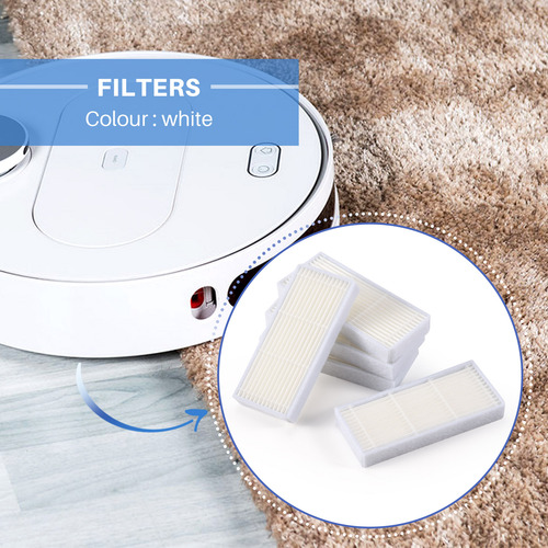 Filtro Hepa Para Robot Aspirador I2crystally-de 5 Piezas Par
