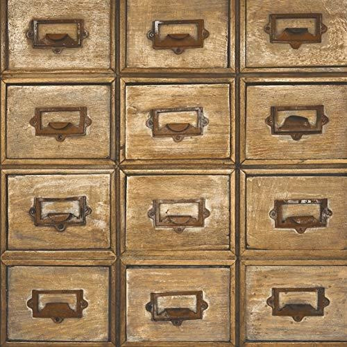 Papel Tapiz - Nextwall Library Card Catalog Peel And Stick W