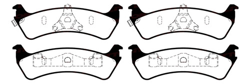 Pastillas De Freno Trasera P/ Ford Explorer
