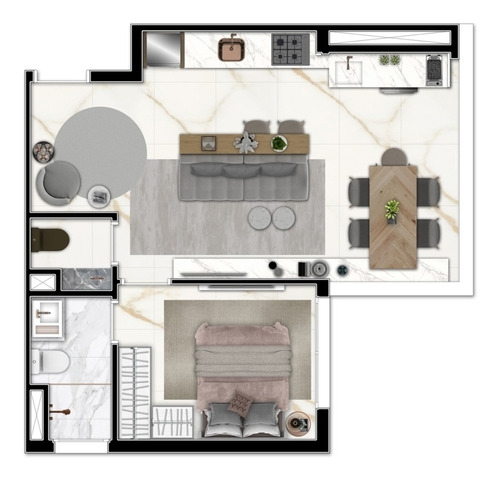 Imagem 15 de 15 de Studio Residencial Para Venda, Vila Clementino, São Paulo - St6783. - St6783-inc