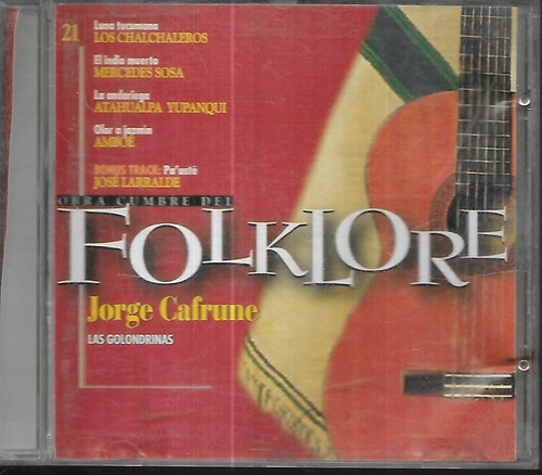 Jorge Cafrune Jose Larralde Cd Obra Cumbre Del Folklore 21 