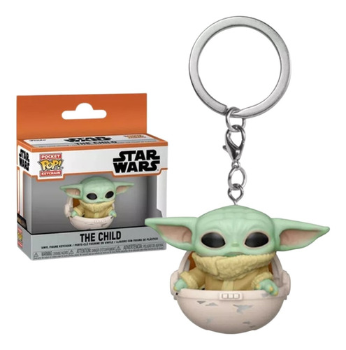 Funko Pop Mandalorian The Child Baby Yoda Keychain Grogu