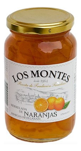 Mermelada Naranjas Amargas Sevillanas 450g - Los Montes 6un.