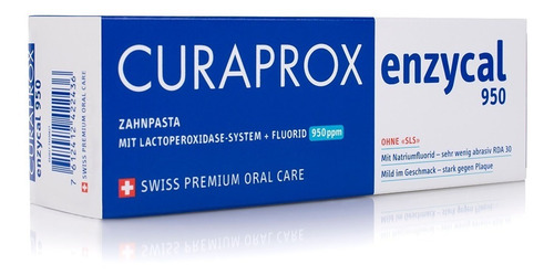 Imagen 2 de 3 de Pasta De Dientes Curaprox Enzycal 950