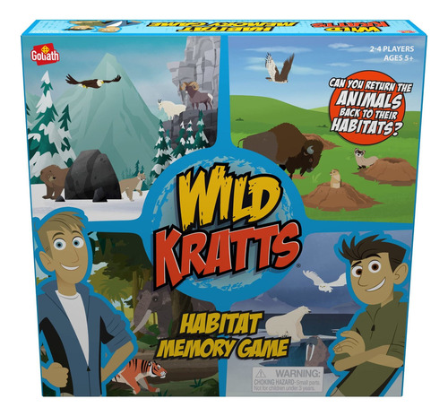 Juegos De Acción Goliath Wild Kratts -  Memoria Há Fr80mn