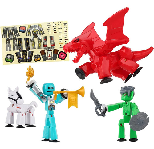 Stikbot Theme Pack Medieval Pack  Figuras De Acción Co...