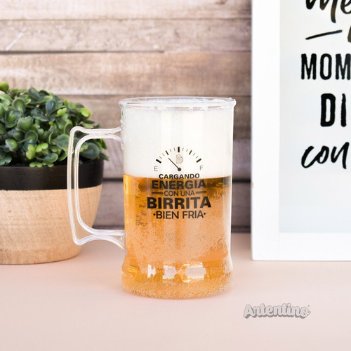 Imagen 7 de 10 de 3 Vaso Chopp Cerveza Acrilico Regalo Original Amigos Tragos