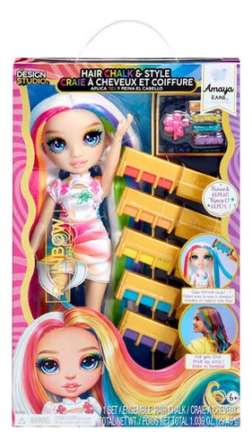 Rainbow High Muñeca Hair Chalk & Style Amaya 27cm 526780