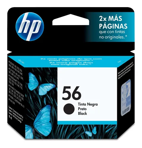 Cartucho Hp 56 Negro Original C6656al