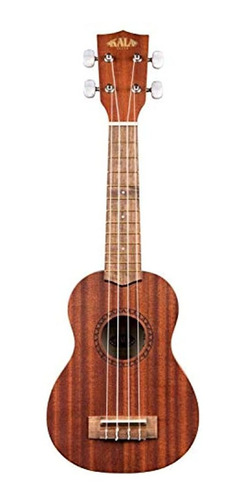 Kala Ka-15s Ukelele Soprano De Caoba Satinado Con Bolsa, Cor