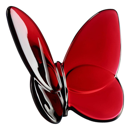 Figura De Mariposa Voladora De Cristal, Centro De Mesa, Rojo