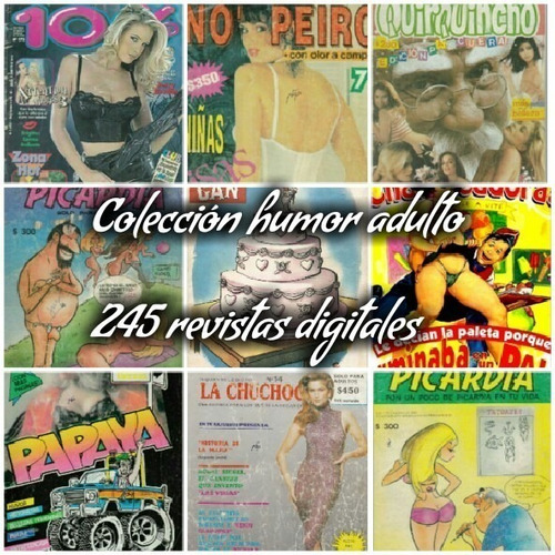 Colección Revistas Vintage Humor Adulto- Muchos Ejemplares