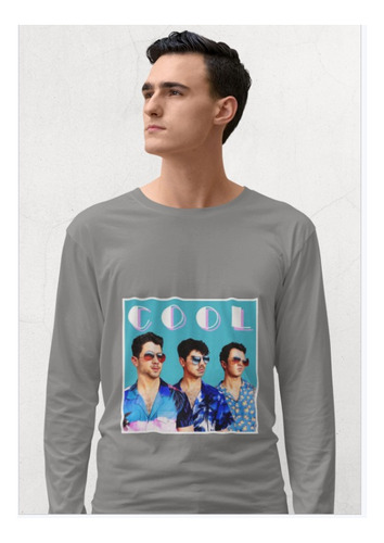 Polera Larga Jonas Brothers Banda Cool Estampado