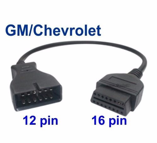 Cable Adaptador Gm Chevrolet 12 A 16 Pines Obd2 Verificacion