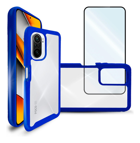 Funda Aura Xiaomi Redmi Note 11 Pro 5g Carcasa Para Celular Azul