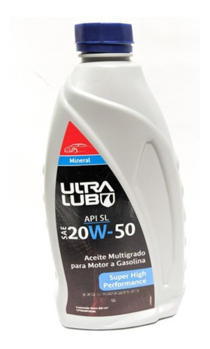 Aceite Ultra Lub Mineral 20w50  Api  Sn Sellados, Tienda