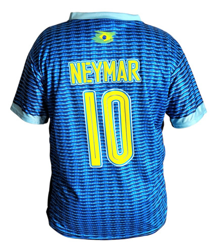 Playera De Brasil Neymar Versión Visitante, Jersey Brasil.