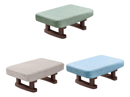 Taburete Pequeño Y Bajo, Rectangular, Otomano, Con Escalón