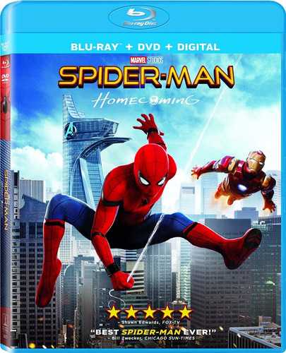 Blu Ray Spider Man Homecoming Dc Marvel  Dvd