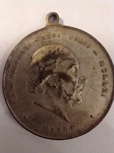 Medalla Antigua Mitre De 1921