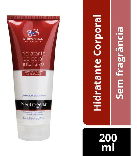 Hidratante Corporal Neutrogena Norwegian S/ Fragrância 200ml