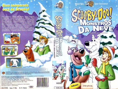 Vhs - Scooby Doo Monstros Da Neve