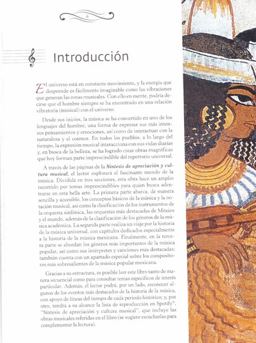 Síntesis De Apreciación Y Cultura Musical.