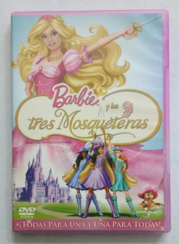 Dvd Barbie Y Las Tres Mosqueteras - Infantil - Princesas