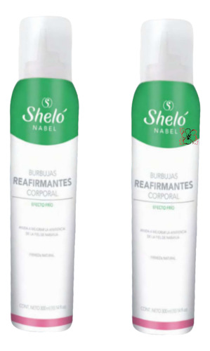 Burbujas Reafirmantes Corporal Shelo Nabel® 300ml. 2piezas