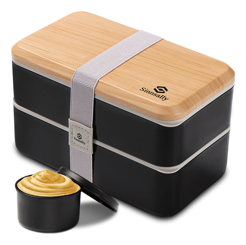 Lonchera Bento Para Adultos Con Compartimentos A Prueba De F