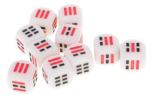 Dados De Ocho Trigramas 5 Piezas