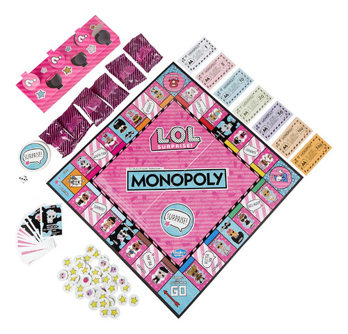Hasbro Gaming Juego De Mesa Monopoly Lol Surprise