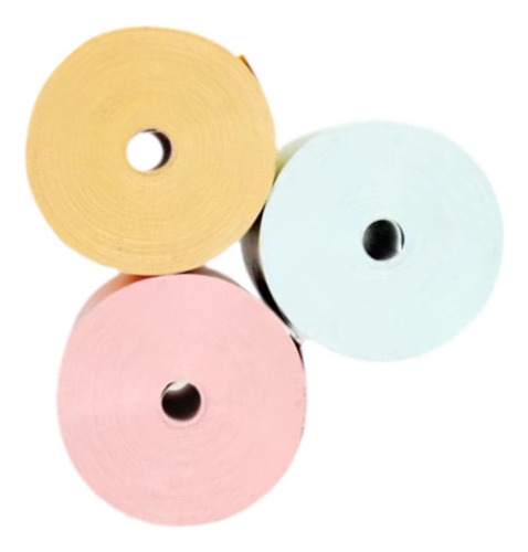 Papel De Impressora À Prova D'água Cor Térmica 3pcs