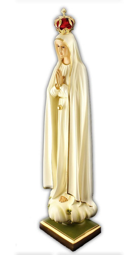 Imagem 2 de 5 de Imagem De Nossa Senhora De Fátima - 70cm Em Resina
