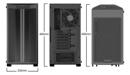 Gabinete Gamer Be Quiet! Pure Base 500dx Black