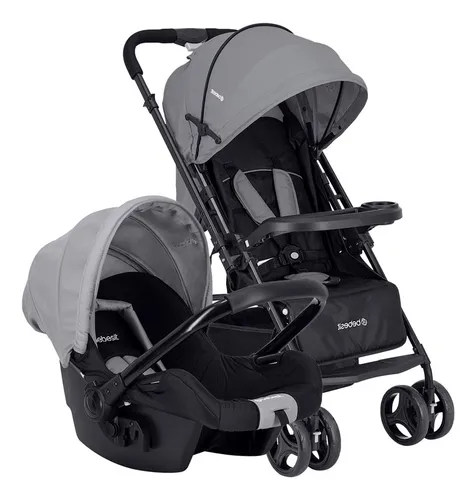 CARRIOLA PORTABEBE PLEGABLE Gris