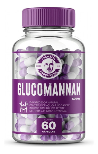 Glucomannam 600 Mg 60 Caps
