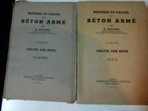 Pratique Du Calcul Du Beton Arme - G. Magnel- 5 Tomos - L202