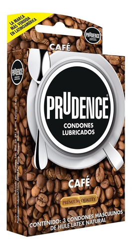 Imagen 4 de 8 de Nuevo Prudence Café Preservativos Caja Con 3 Condones