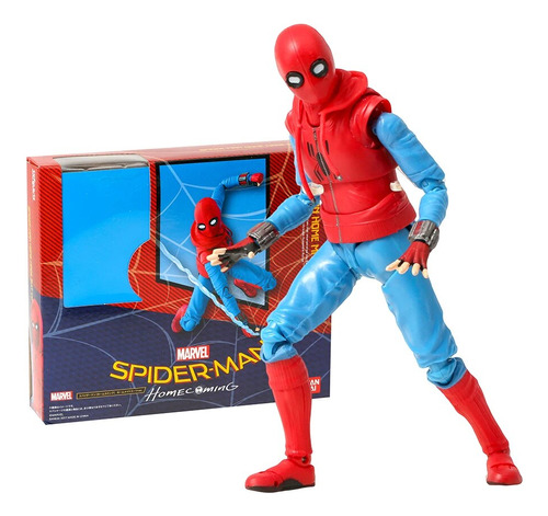 Figura De Juguete Shf Spiderman Homecoming, Traje Hecho En C