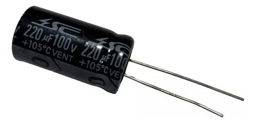 Pack X5 Unid Capacitor 220uf X 100v... Anri