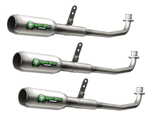 Escape De Competición Alien Tech Racing 110 Cc. - Pack X3
