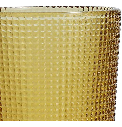 Vaso Fortessa D&v Malcolm Amber Ice Beverage 15oz 440ml 6pzs Color Naranja Oscuro